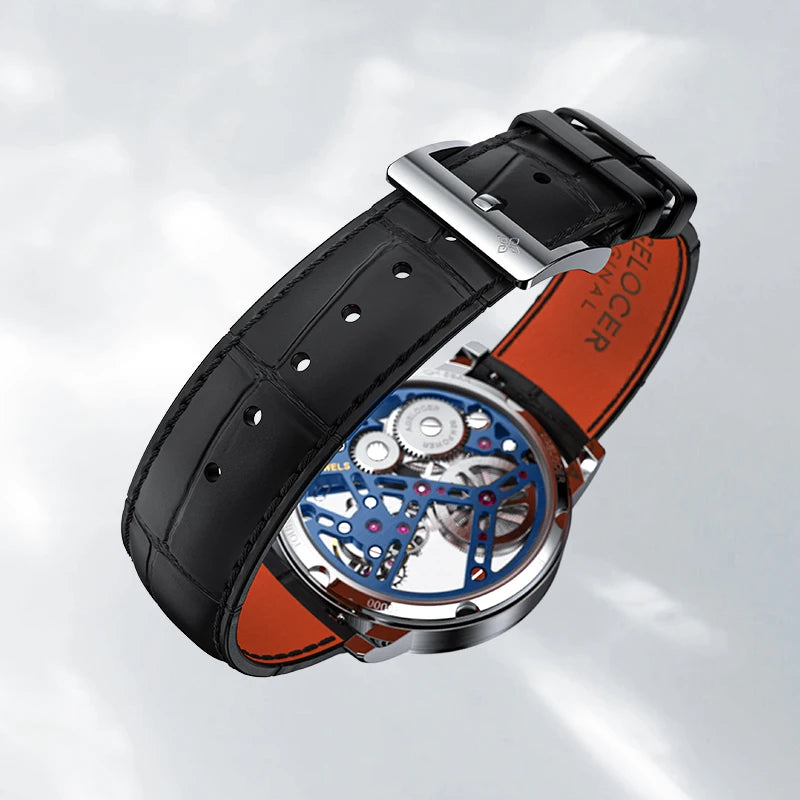 Montre Homme Flying Tourbillon Squelette Architectural 80h Agelocer Cal.A9001 Prix IAI – CLEVI Paris