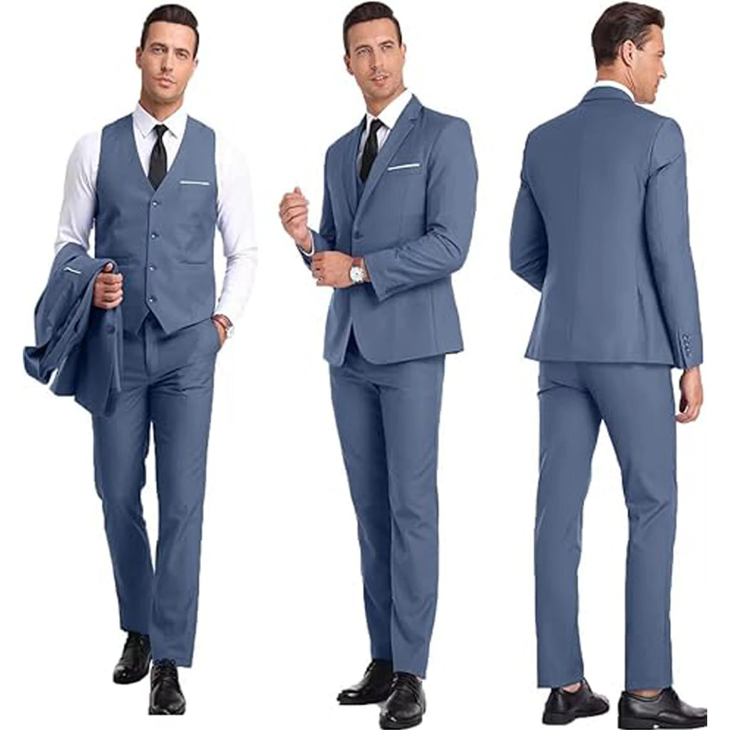Costume 3 pièces homme slim – CLEVI Paris