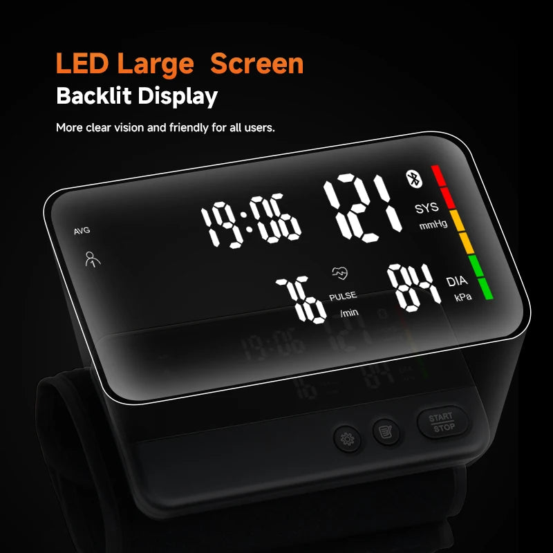 Tensiomètre Bras LED Bluetooth Brassard 360° – CLEVI Paris