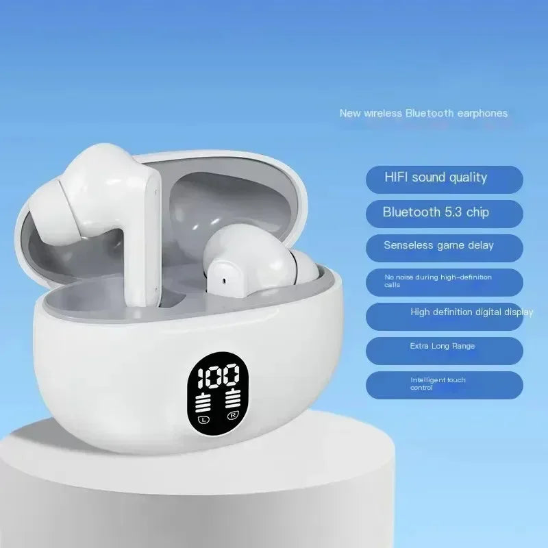 Écouteurs TWS Bluetooth 5.3 ANC NFC HiFi Micro – CLEVI Paris