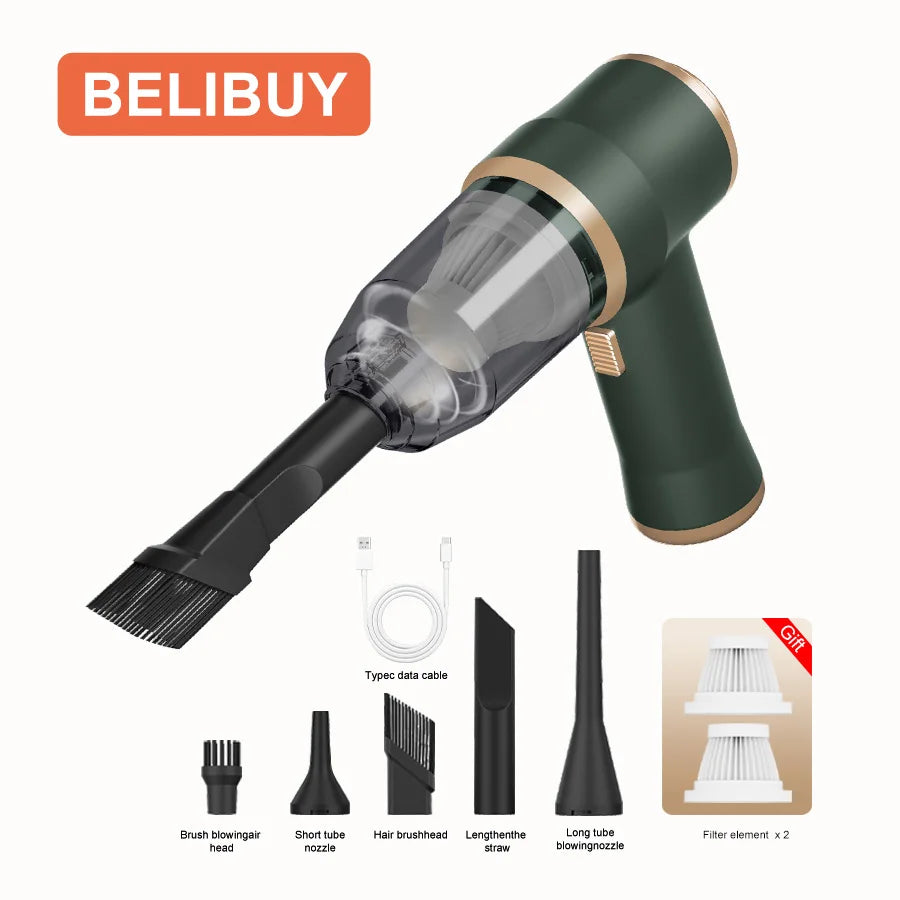 Aspirateur à main sans fil pour voiture – CLEVI Paris