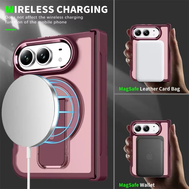 Coque iPhone Duo magnétique avec support – CLEVI Paris
