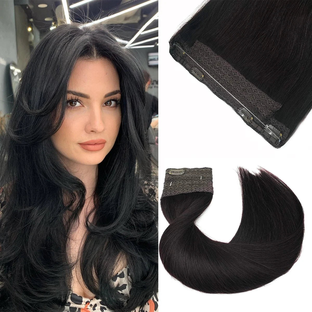 Extensions à fil invisible en cheveux Remy – CLEVI Paris