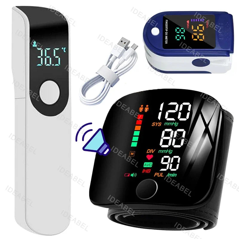 Tensiomètre Poignet LCD Vocal Rechargeable – CLEVI Paris