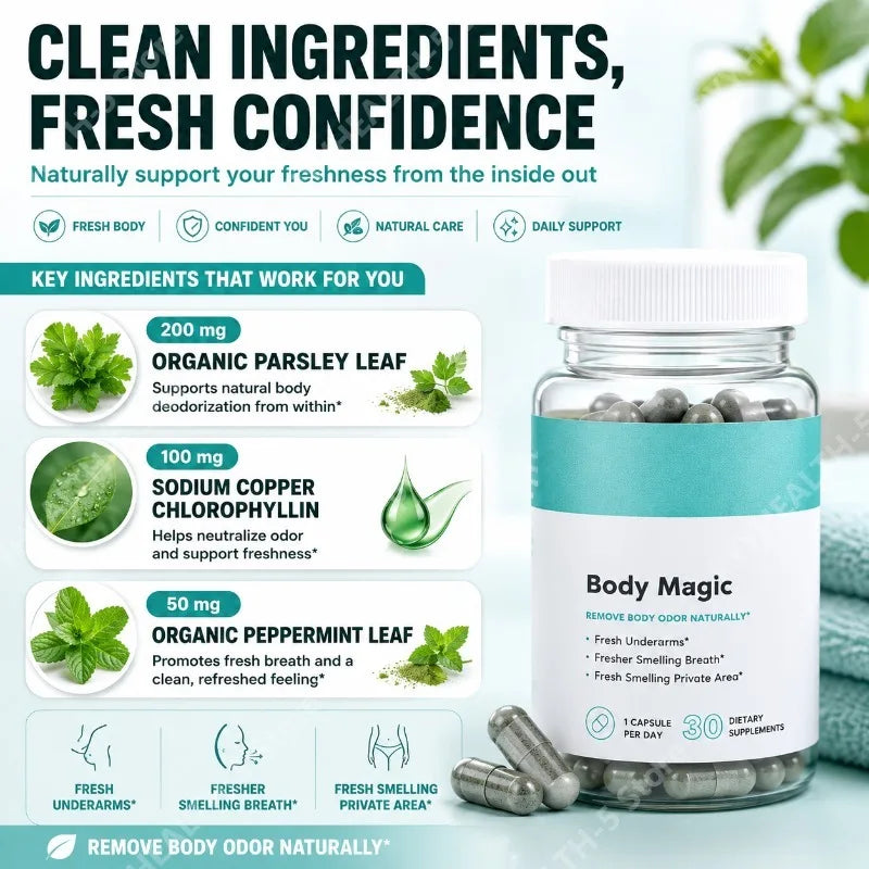 Chlorophylle en capsules – CLEVI Paris