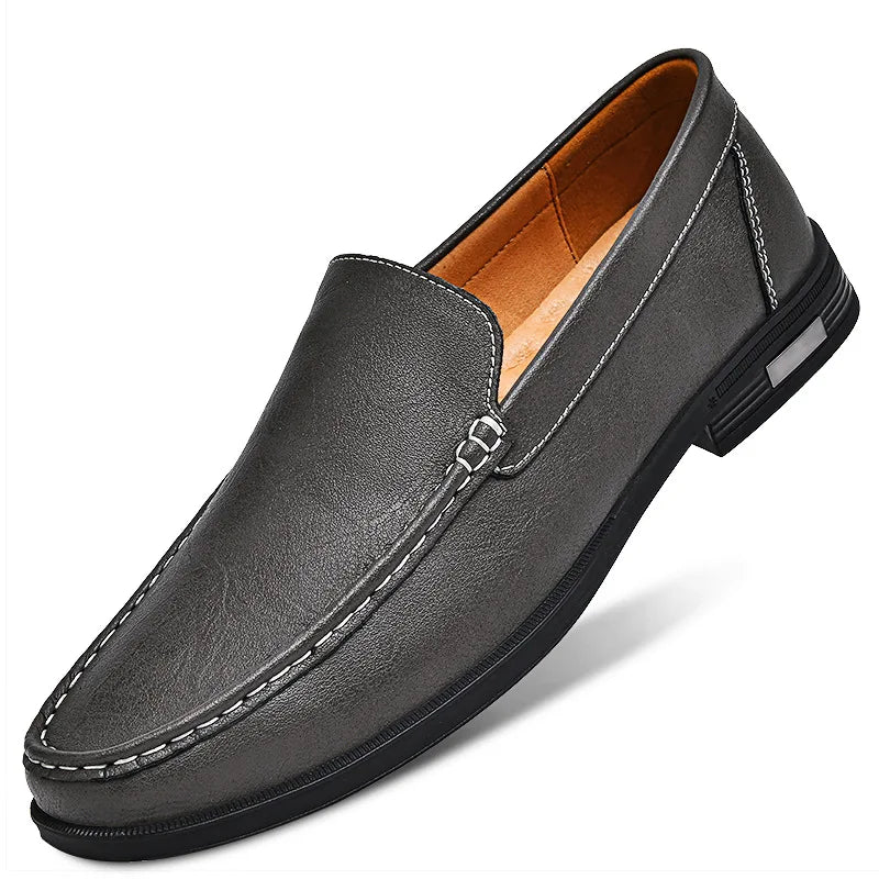 Mocassins Cuir Slip-On Homme Élégants – CLEVI Paris
