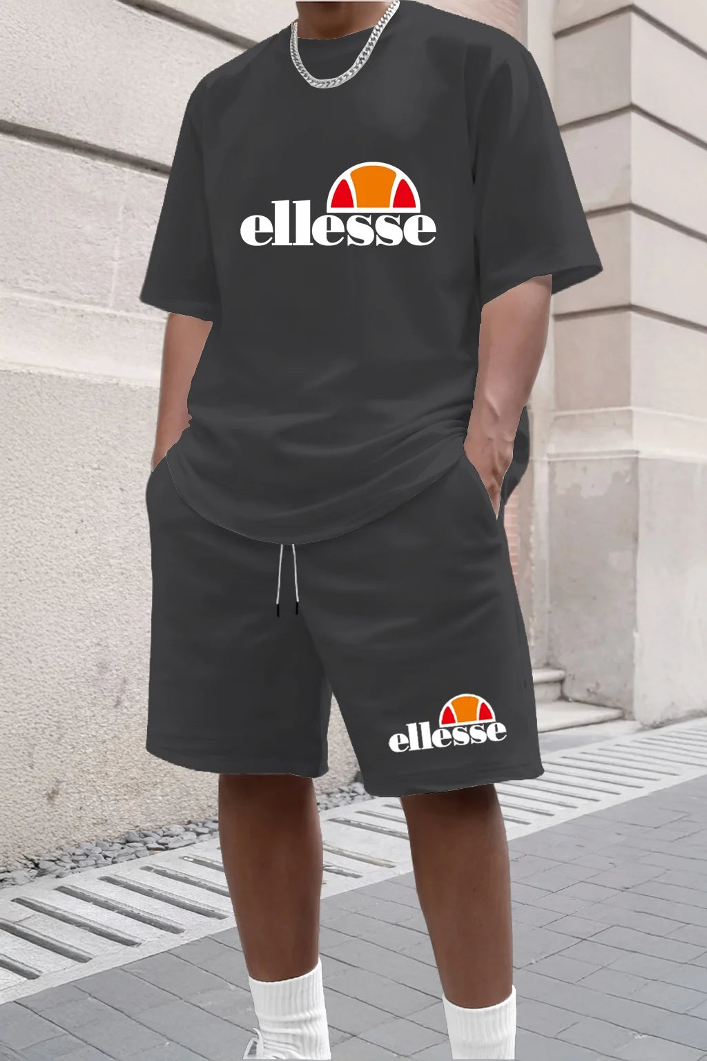 Ensemble 2 Pièces Homme T-shirt Col Rond + Short Été 2026 Casual Outdoor – 11 Coloris, S à XXL – CLEVI Paris