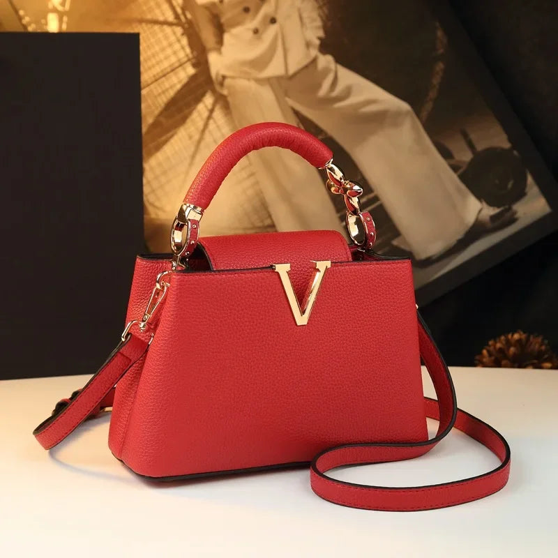 Sac Épaule Femme Cuir Synthétique Style Parisien Vintage Luxe – CLEVI Paris