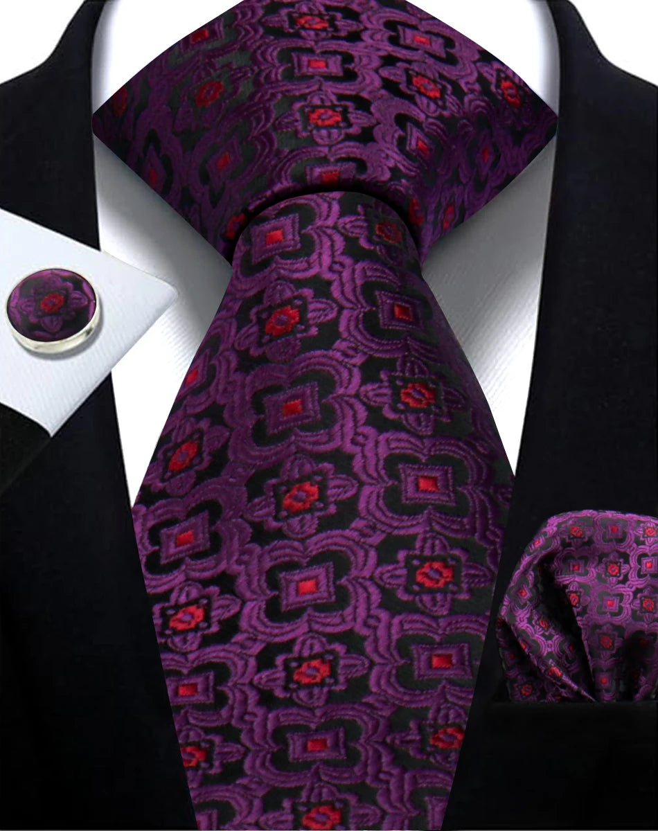 Cravate Paisley Homme et Pochette – CLEVI Paris