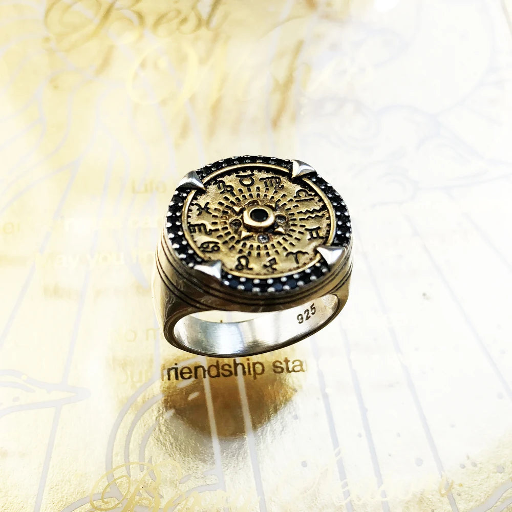 Bague unisexe en argent 925 et zirconium – CLEVI Paris