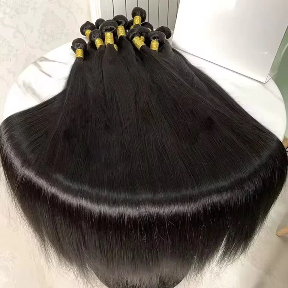 Straight Bundles Cheveux Humains Péruviens Remy Hair 10-40 Pouces – CLEVI Paris