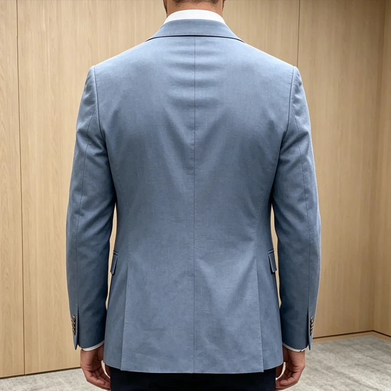 Blazer homme double boutonnage à revers – CLEVI Paris
