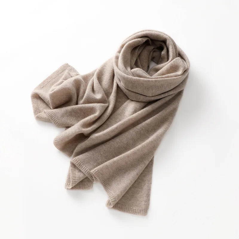 Écharpe 100 % cachemire femme 180 × 45 cm – CLEVI Paris
