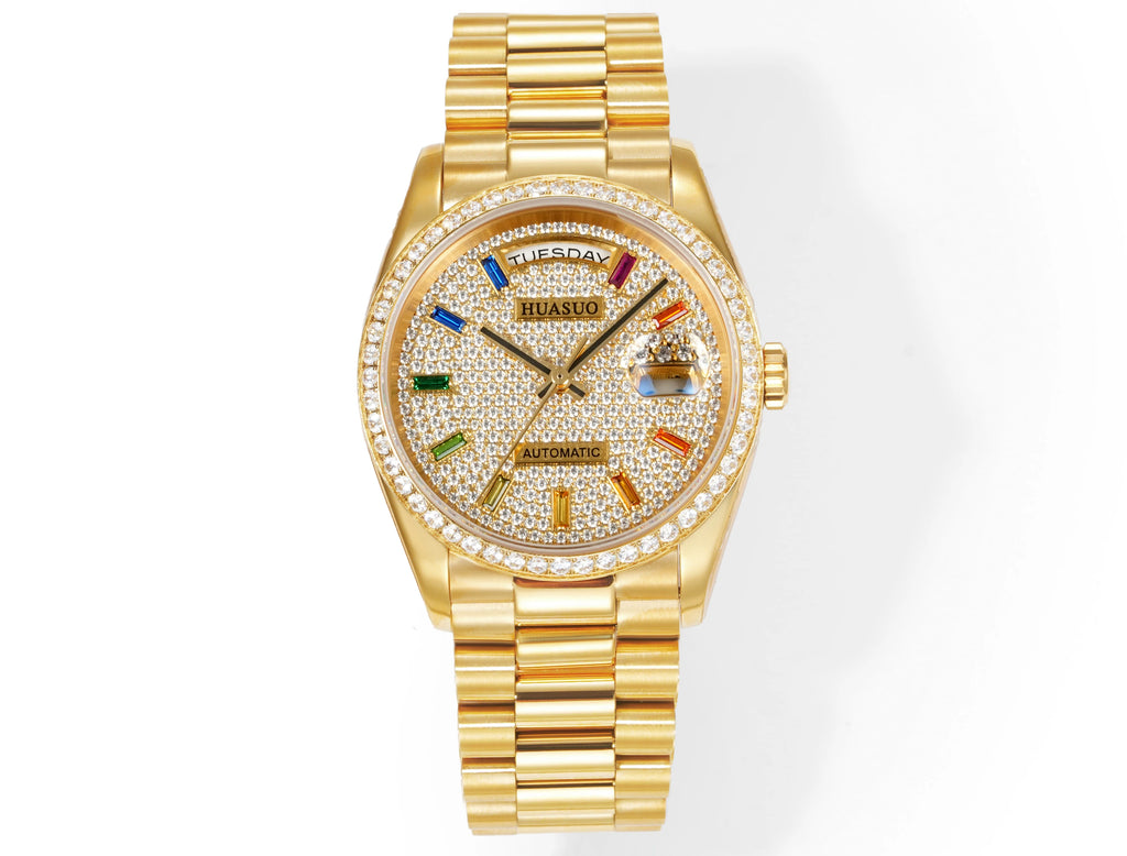 Montre Homme Automatique Cadran Laqué Artisanal Huasuo – CLEVI Paris