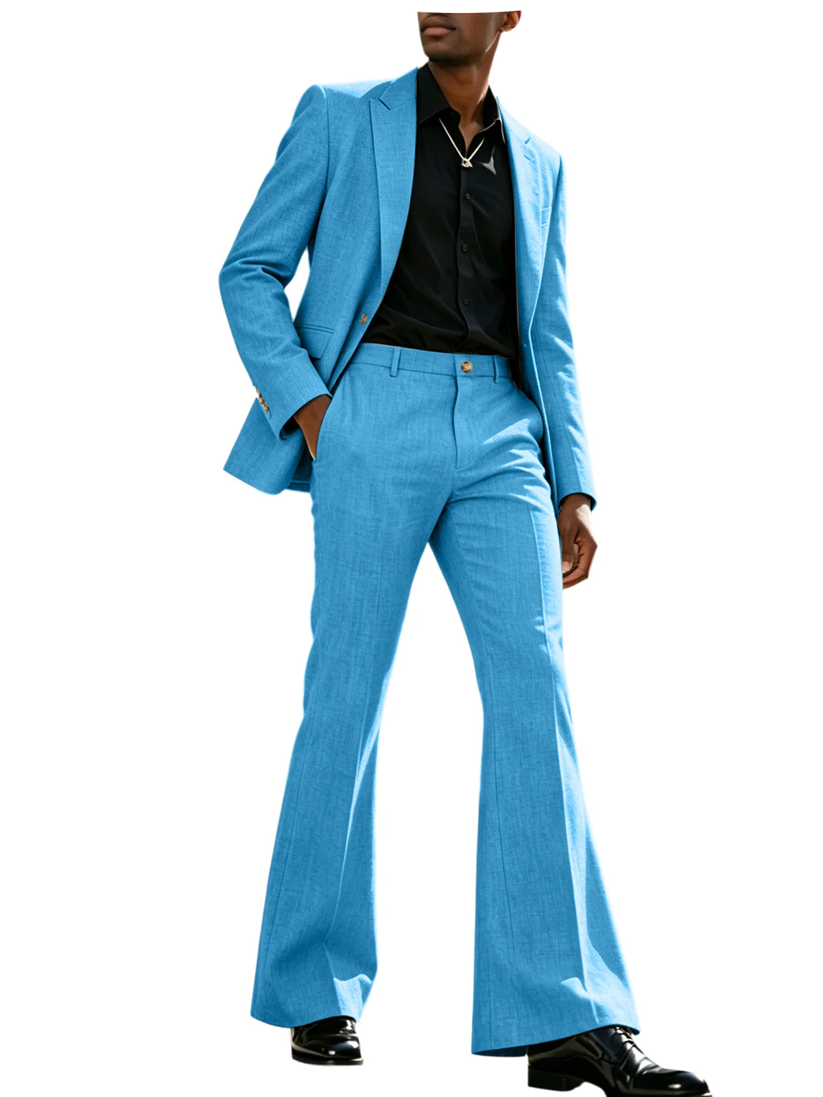 Costume Homme Lin Évasé 2 Pièces – CLEVI Paris