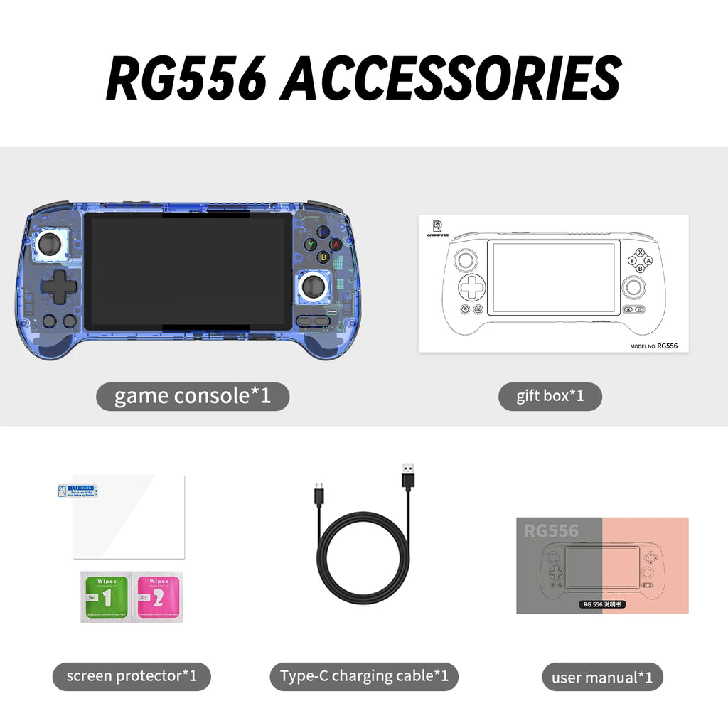 Console Anbernic RG556 AMOLED Android 13 – CLEVI Paris