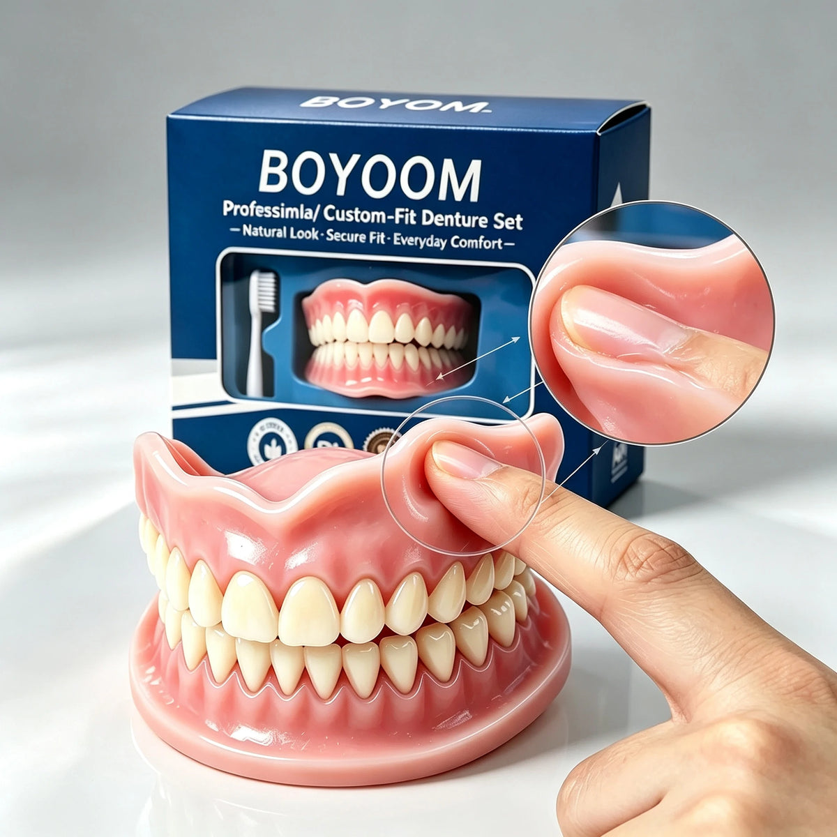 Dents cosmétiques en silicone haut et bas – CLEVI Paris