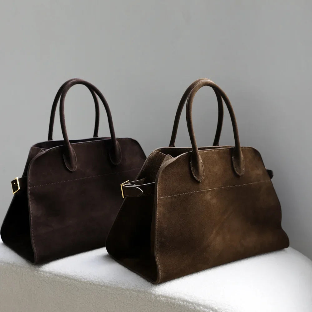 Grand Sac Cabas Cuir Véritable Vintage Femme 5 Coloris – CLEVI Paris