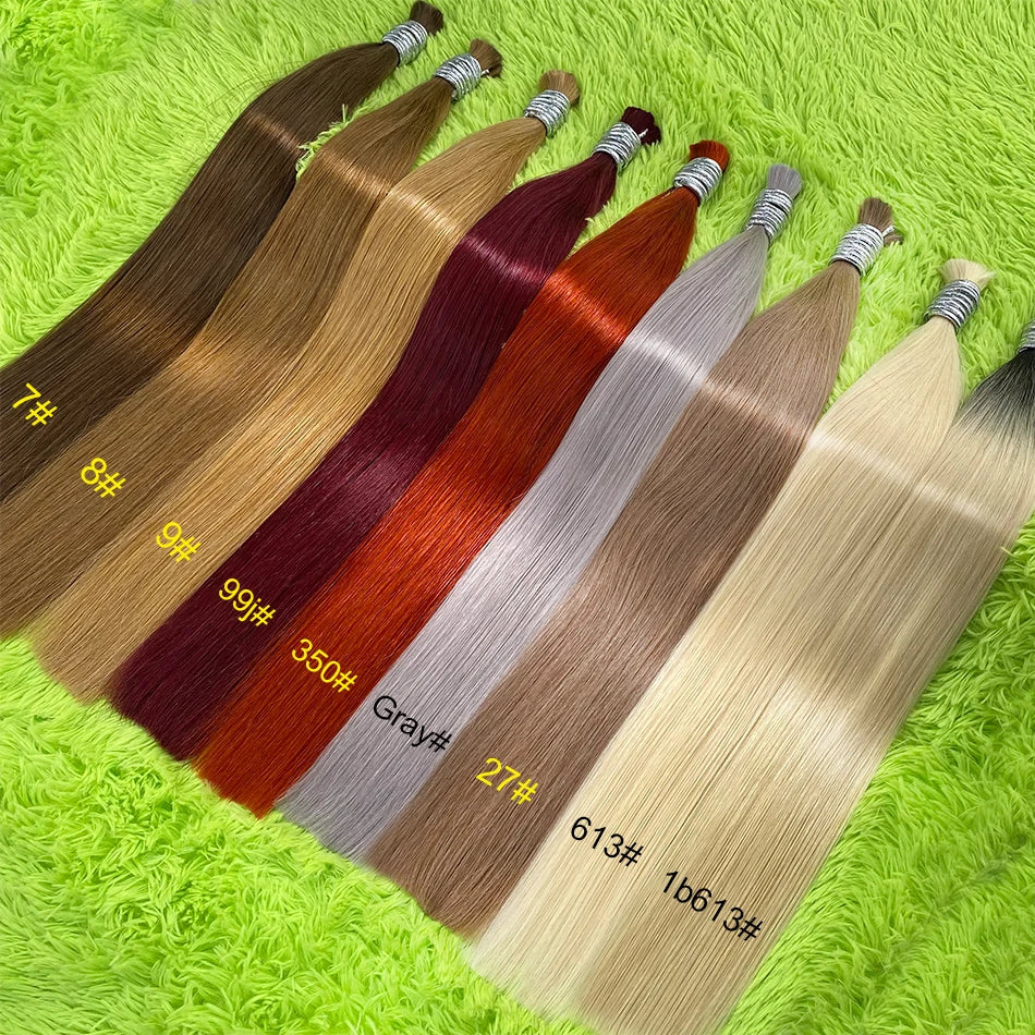 Mèches Bulk Brésiliennes Lisses 100% Cheveux Humains – CLEVI Paris