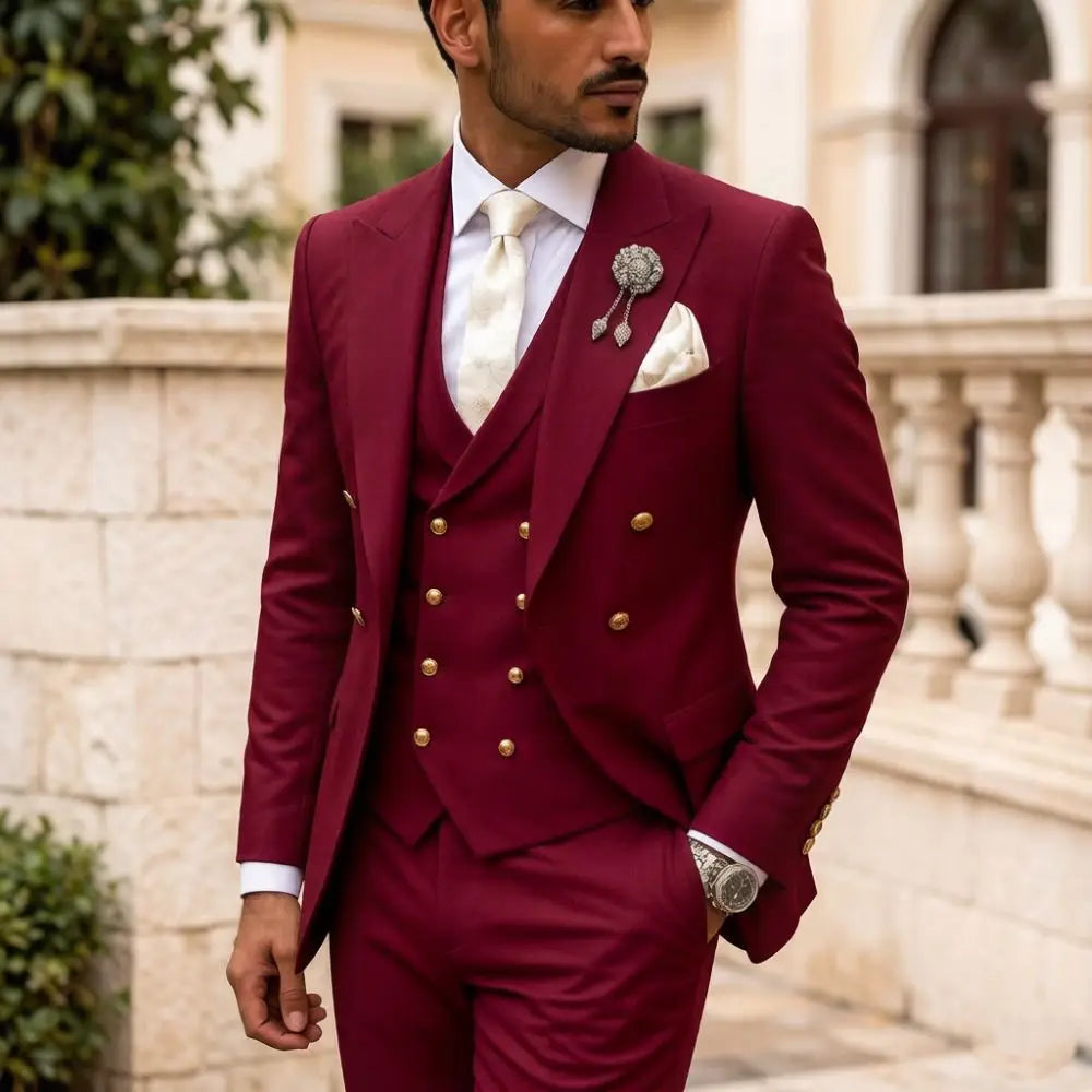 Smoking Homme 3 Pièces Luxe – CLEVI Paris