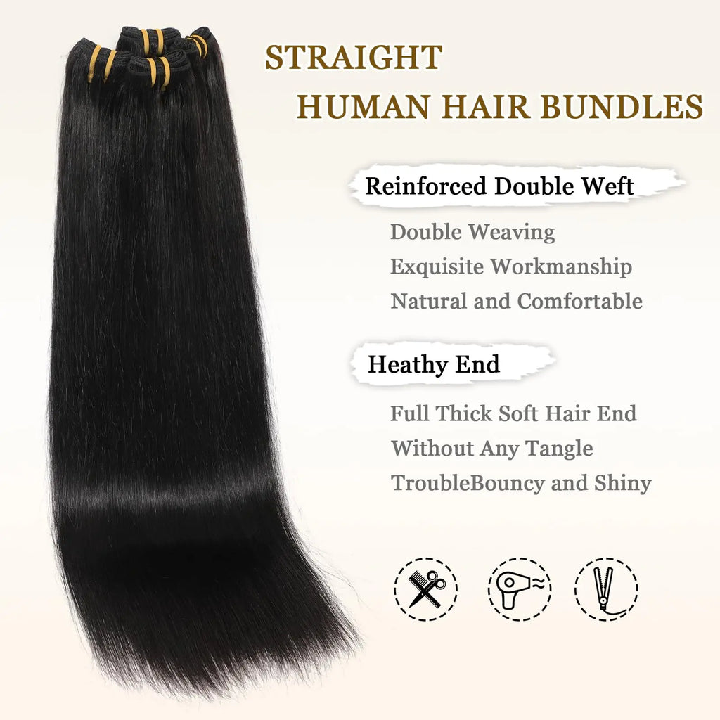 Extensions Lisses Remy Hair Brésilien – CLEVI Paris