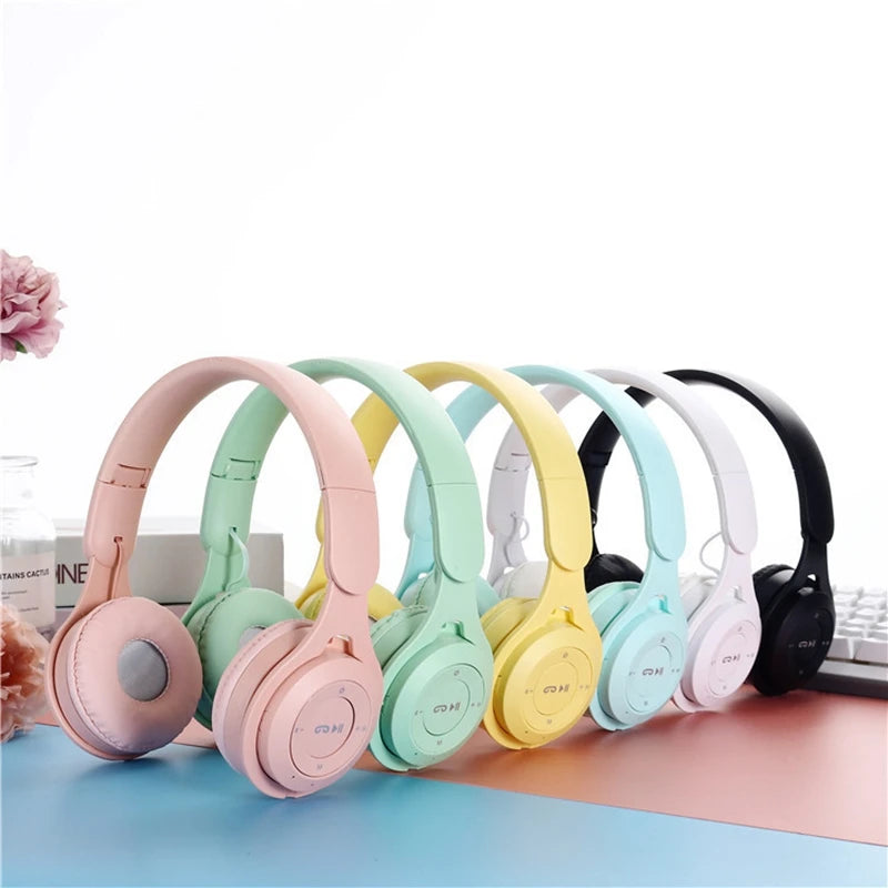 Casque Bluetooth Macaron Y08 Gaming Enfant – CLEVI Paris