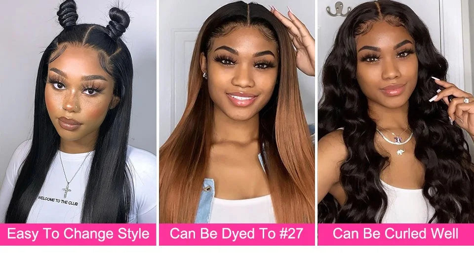 Perruque Lace Frontal HD Straight Remy Hair – CLEVI Paris