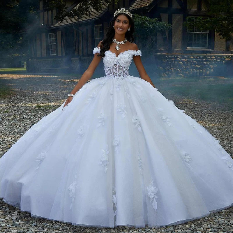 Robe de bal princesse en mousseline – CLEVI Paris
