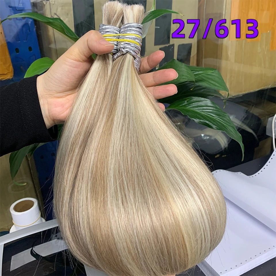 Mèches Bulk Brésiliennes Lisses 100% Cheveux Humains – CLEVI Paris