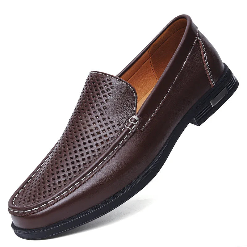 Mocassins Cuir Slip-On Homme Élégants – CLEVI Paris