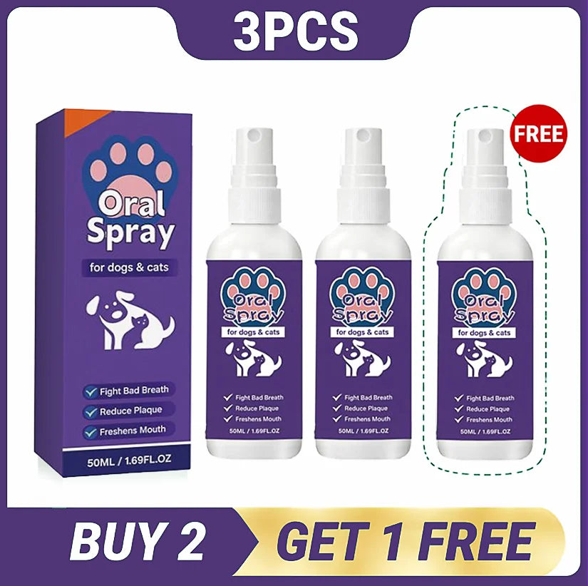 Spray d’hygiène buccale pour animaux – CLEVI Paris