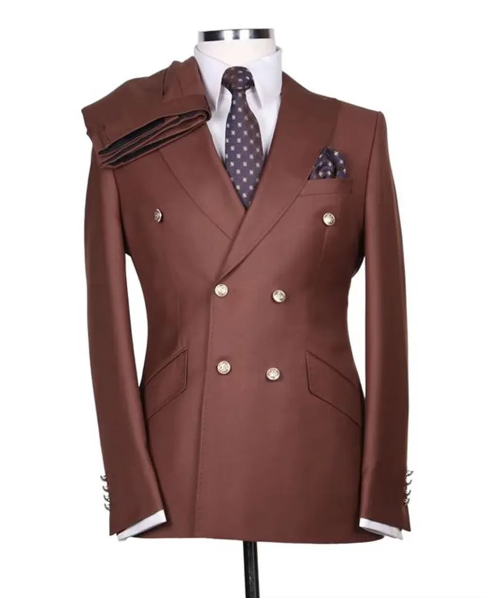 Costume croisé 2 pièces homme – CLEVI Paris