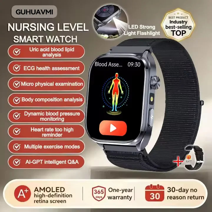 Montre KAVSUMI ET572 AMOLED 2″ Bluetooth – CLEVI Paris