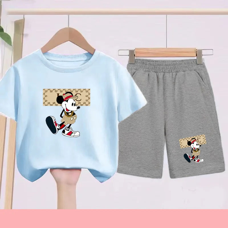 Ensemble enfant décontracté haut et short – CLEVI Paris