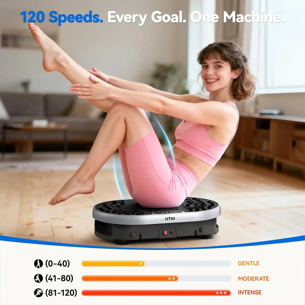 Plateforme vibrante 120 niveaux et 9 modes – CLEVI Paris