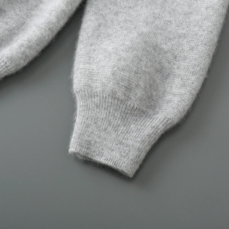 Ensemble Jogging Homme 100% Laine Mérinos MVLYFLRT – Cardigan Zippé Capuche + Pantalon – 8 Coloris, S à XXL – CLEVI Paris