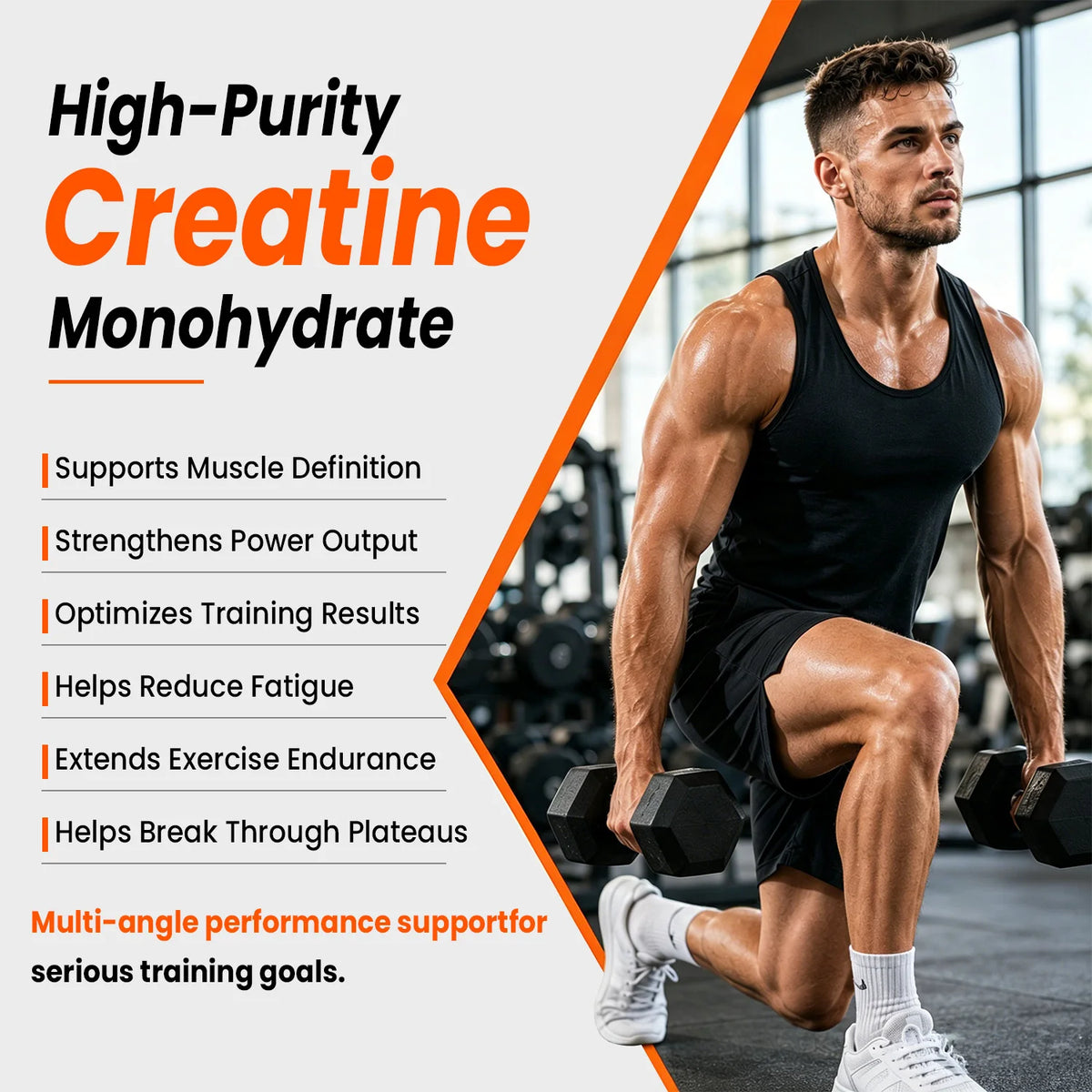 Créatine monohydrate, 60 gommes – CLEVI Paris