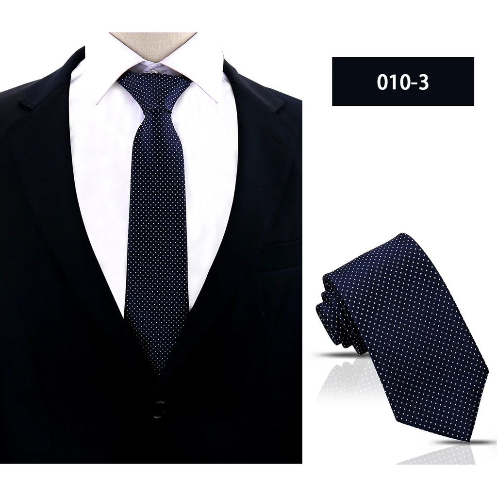 Cravate homme à pois 8 cm – CLEVI Paris