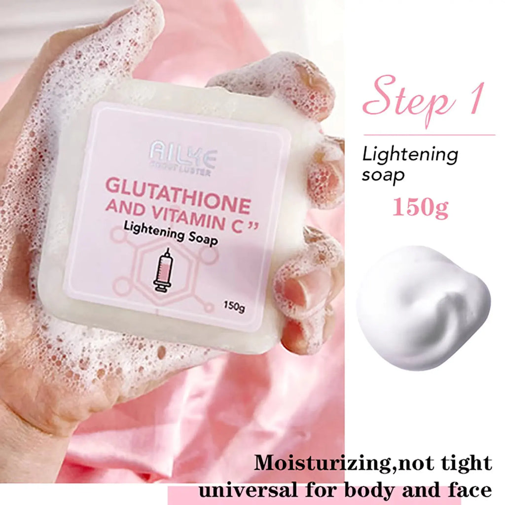 Gamme Éclat Peau AILKE | Glutathion & Vitamine C | Sérum, Crème, Lotion & Sets – CLEVI Paris