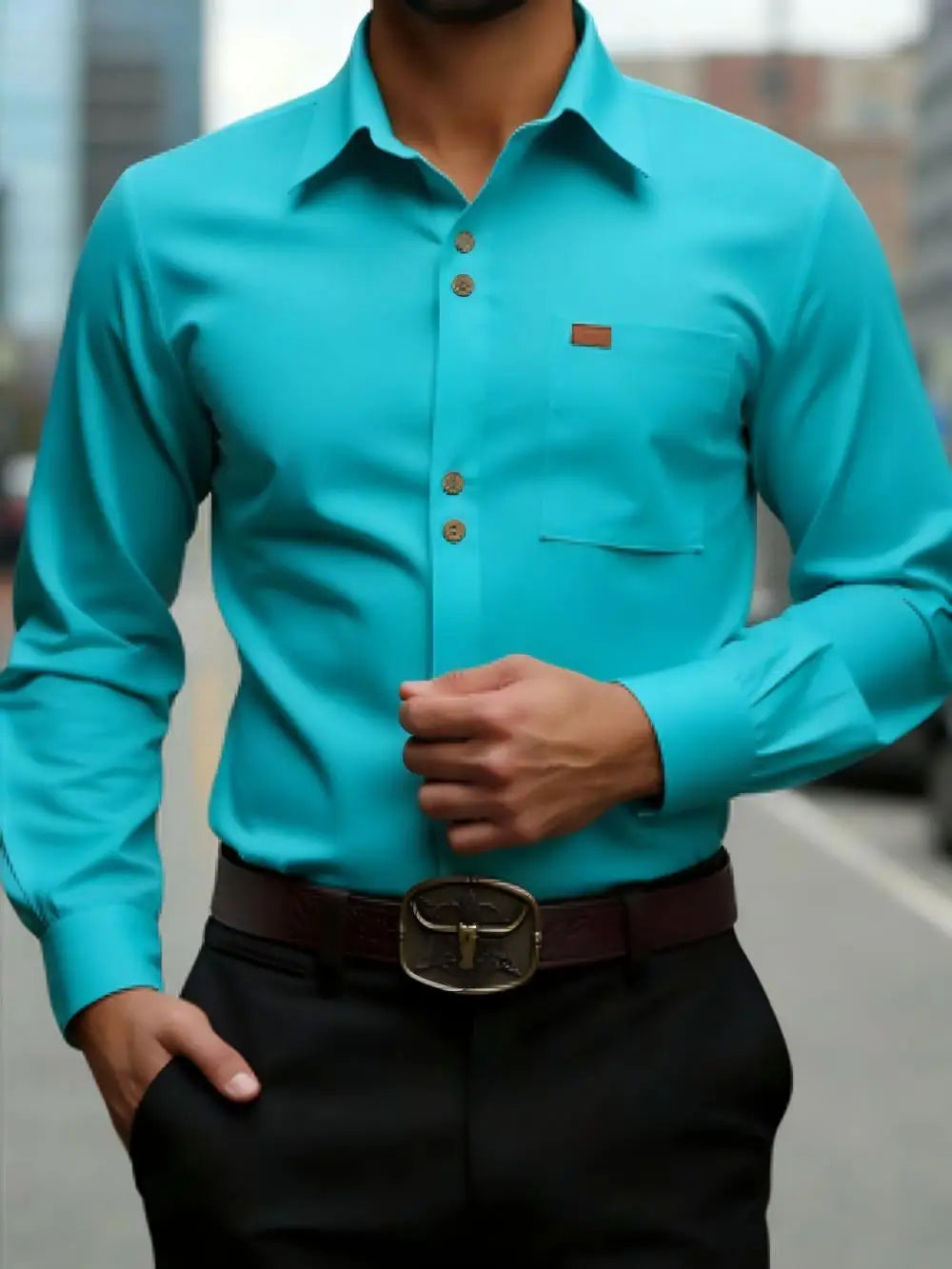 Chemise homme formelle en soie – CLEVI Paris