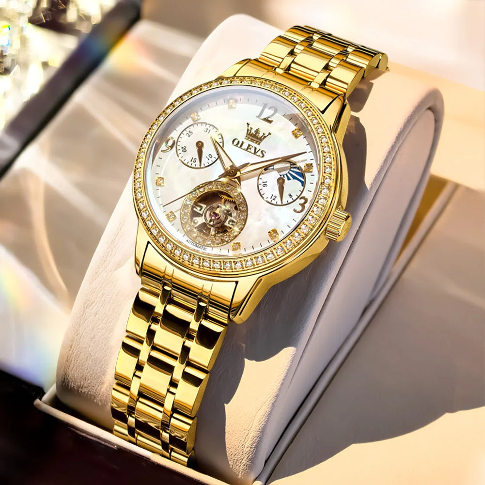Montre automatique femme OLEVS 6750 – CLEVI Paris