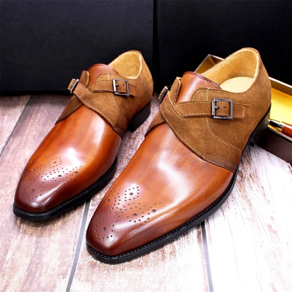 Chaussures à boucle en cuir pour homme – CLEVI Paris