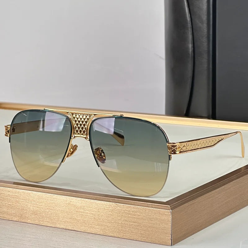 Lunettes style pilote homme en alliage – CLEVI Paris