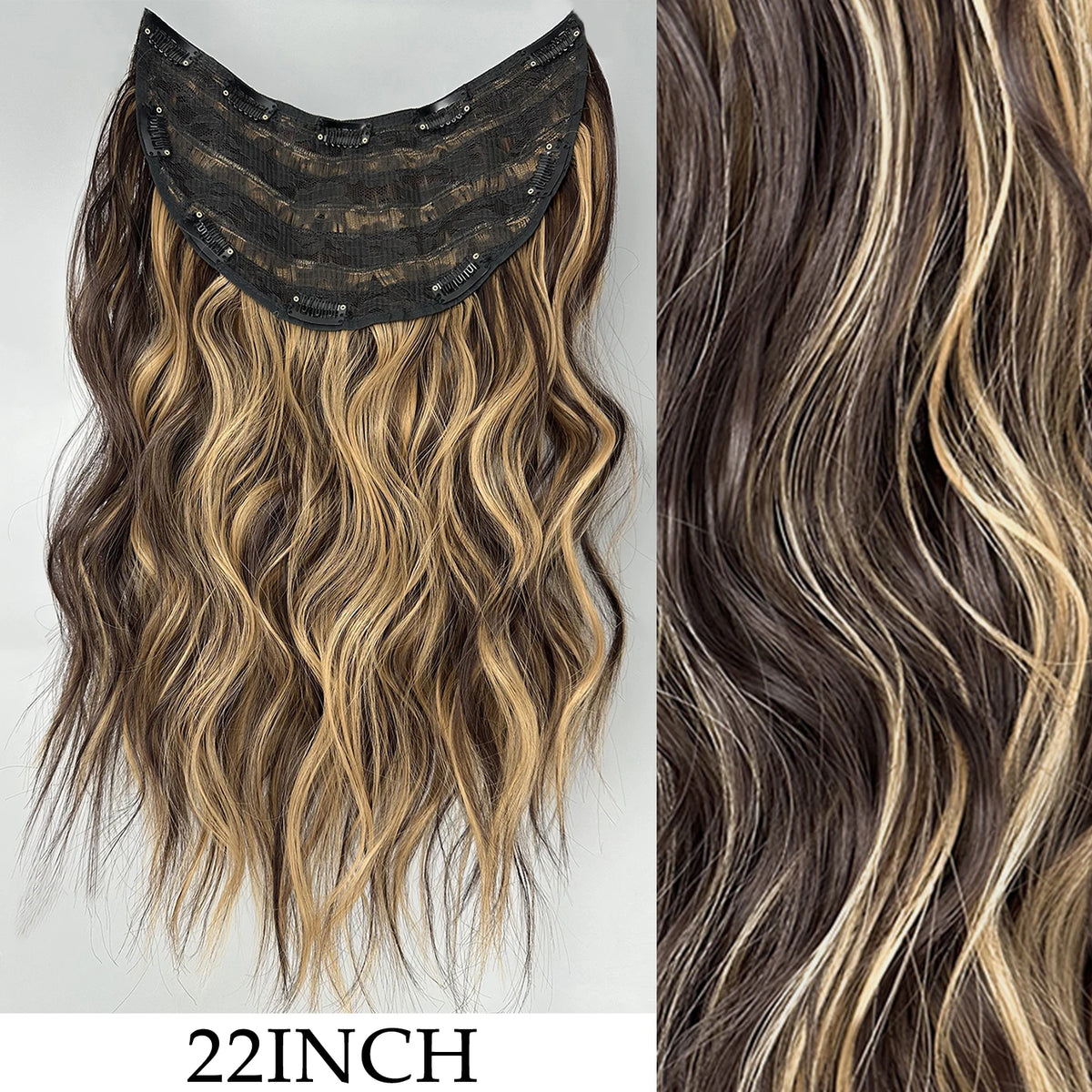 Extensions Cheveux Clips 7 Pcs Synthétique 50 Couleurs – CLEVI Paris