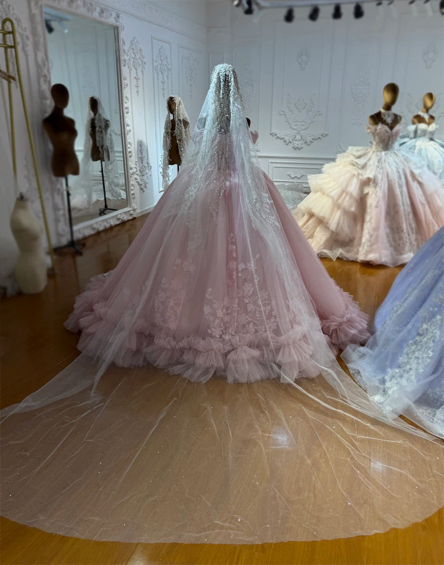 Voile de mariée cathédrale 4 m – CLEVI Paris