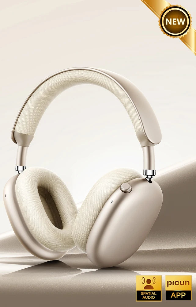 Casque Picun F8 Pro ANC -52dB 3D Spatial Audio 80h – CLEVI Paris