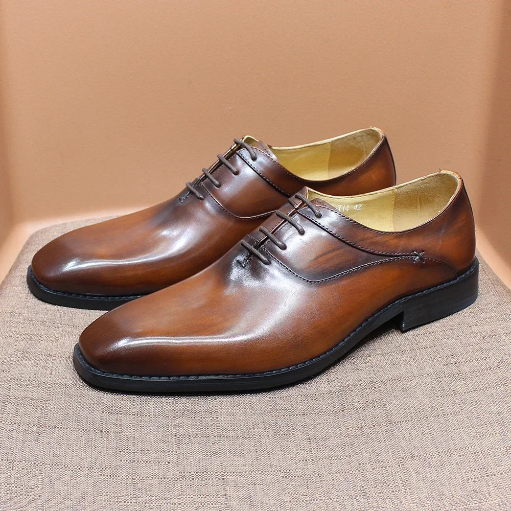 Chaussures Oxford homme en cuir de vache – CLEVI Paris