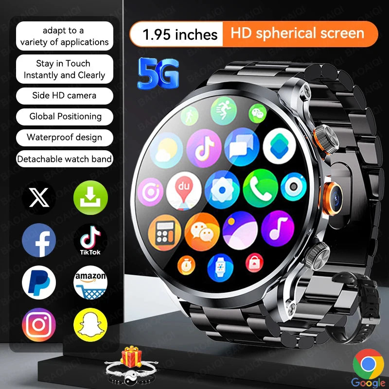Montre Connectée 4G AMOLED BAOAIQI GPS SIM Google Play – CLEVI Paris