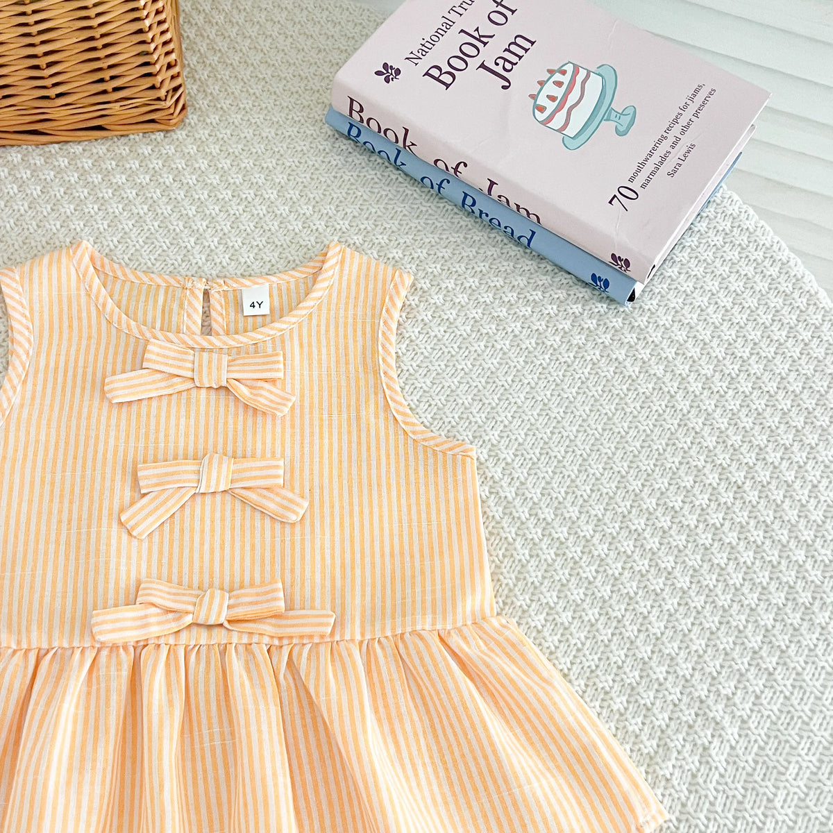 Ensemble fille rayé haut et pantalon – CLEVI Paris
