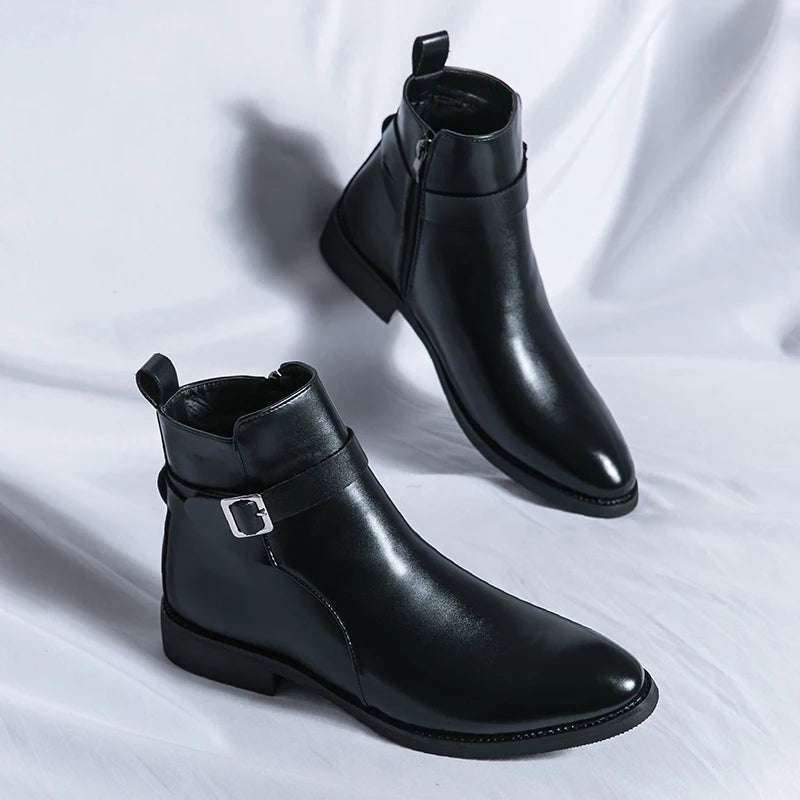 Bottines à fermeture éclair homme – CLEVI Paris